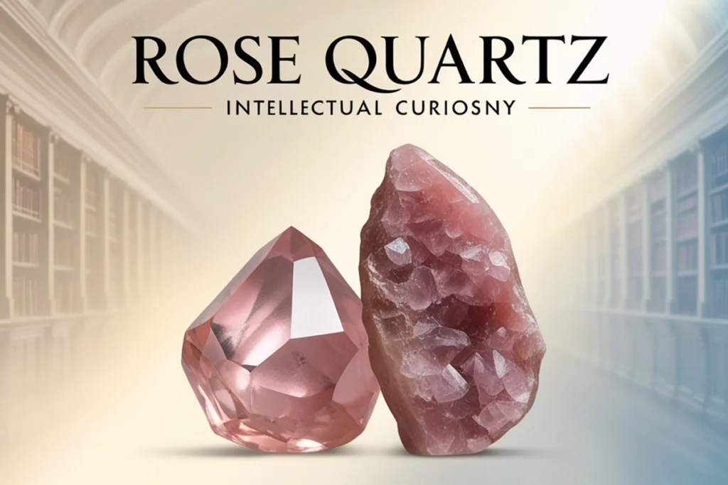 showing Rose quartz in Banner