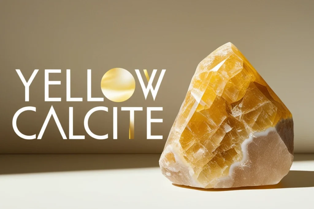 showing Yellow Calcite in Banner